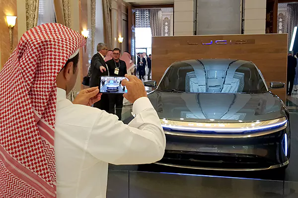 خودرو برقی لوسید ایر عربستان