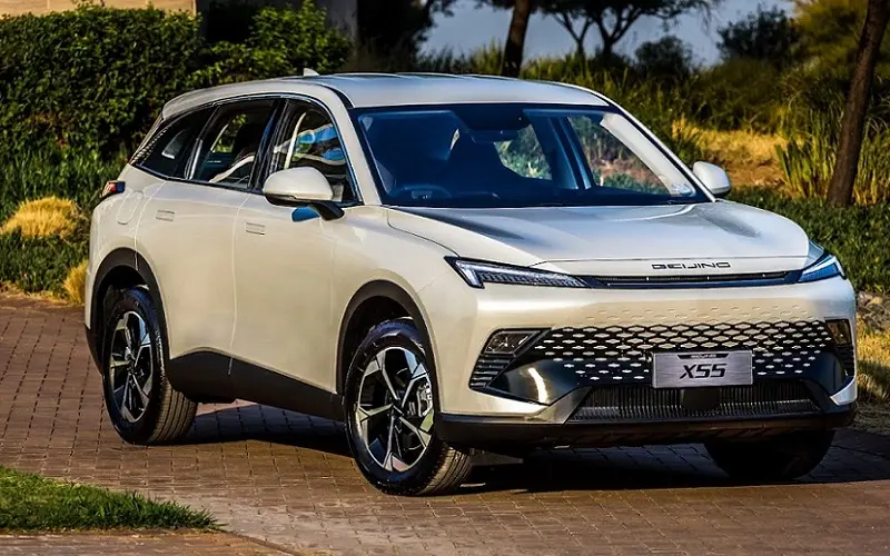 نمای جلو بایک بیجینگ X55 