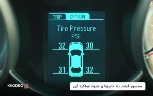 سیستم کنترل فشار باد تایر (TPMS) و نحوه عملکرد آن